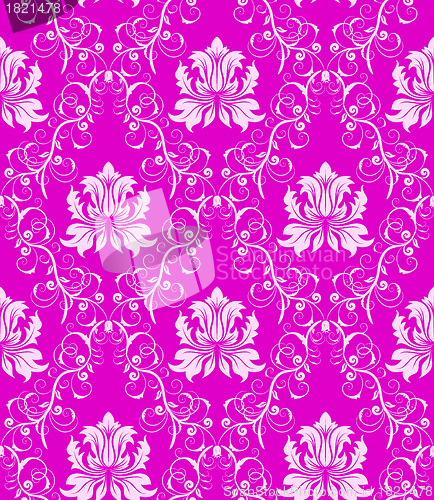 Image of seamless damask pattern