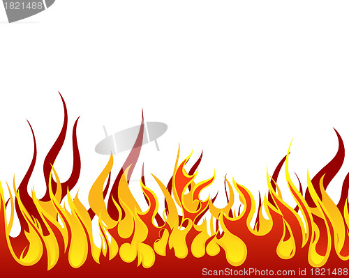 Image of fire background