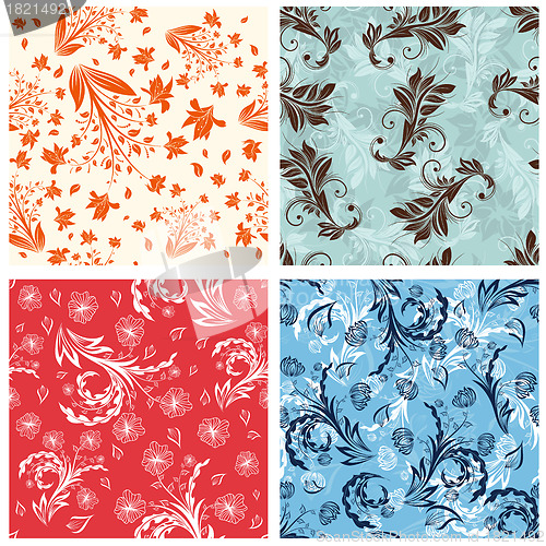 Image of seamless floral pattern