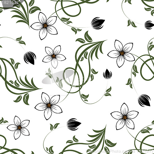 Image of seamless floral pattern