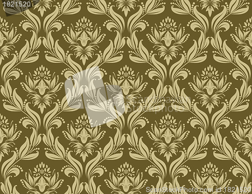 Image of seamless damask pattern