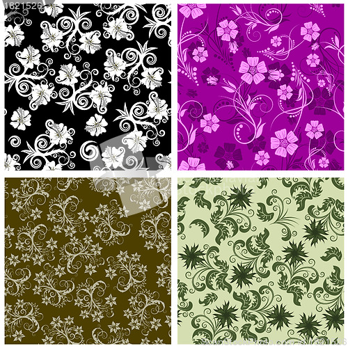 Image of seamless floral pattern