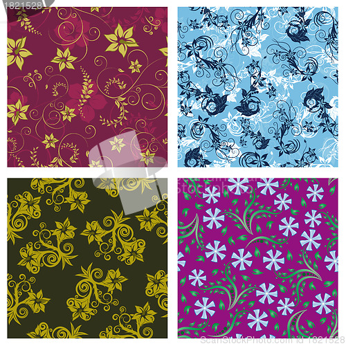 Image of seamless floral pattern