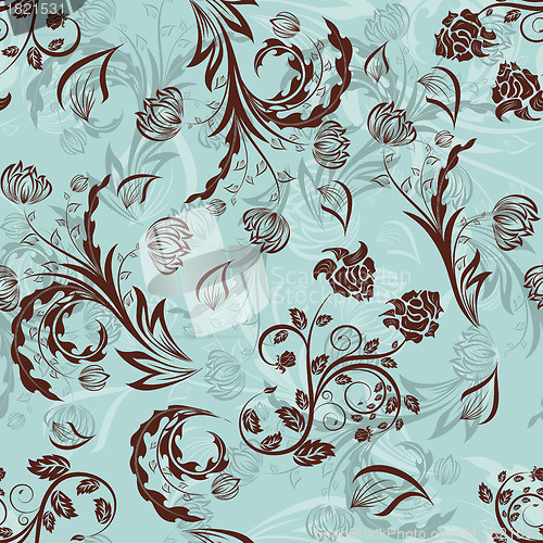 Image of seamless floral pattern