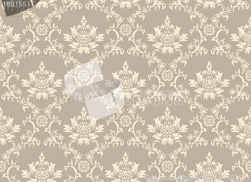 Image of seamless damask pattern