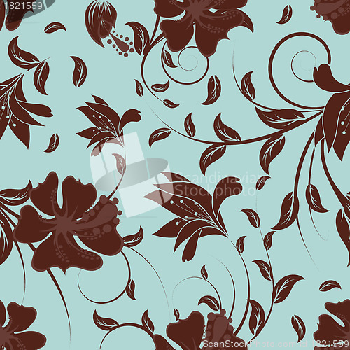 Image of seamless floral pattern