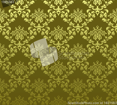 Image of seamless damask pattern