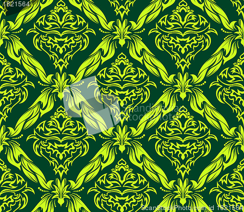 Image of seamless damask pattern