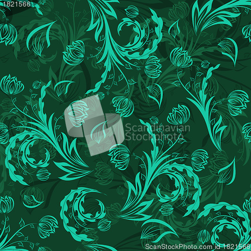 Image of seamless floral pattern