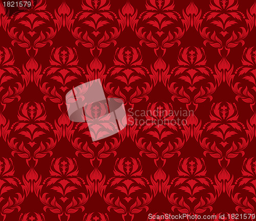 Image of seamless damask pattern