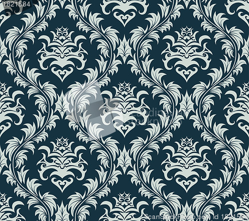 Image of seamless damask pattern