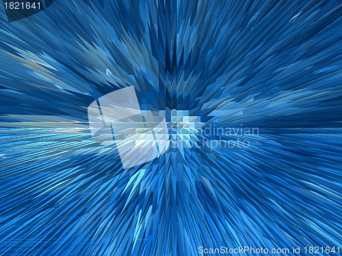 Image of Blue sharp abstract background