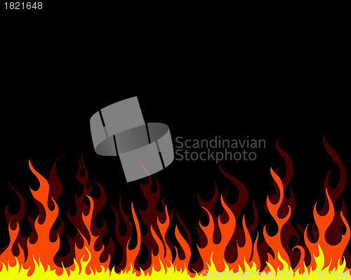 Image of fire background