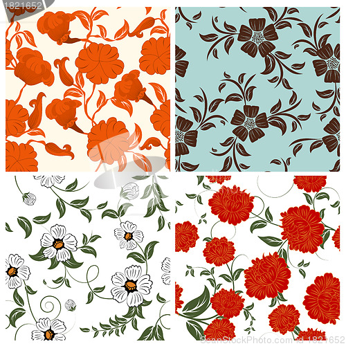 Image of seamless floral pattern