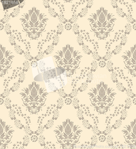 Image of seamless damask pattern