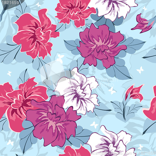 Image of seamless floral pattern