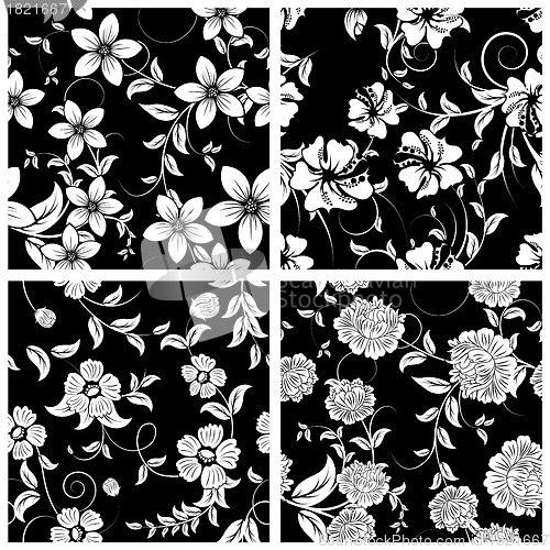 Image of seamless floral pattern