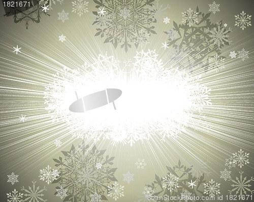 Image of winter frame background