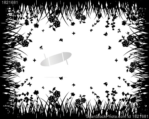 Image of meadow silhouettes