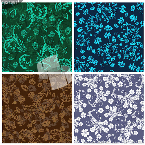 Image of seamless floral pattern