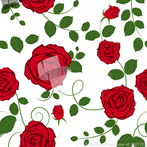 Image of seamless floral pattern