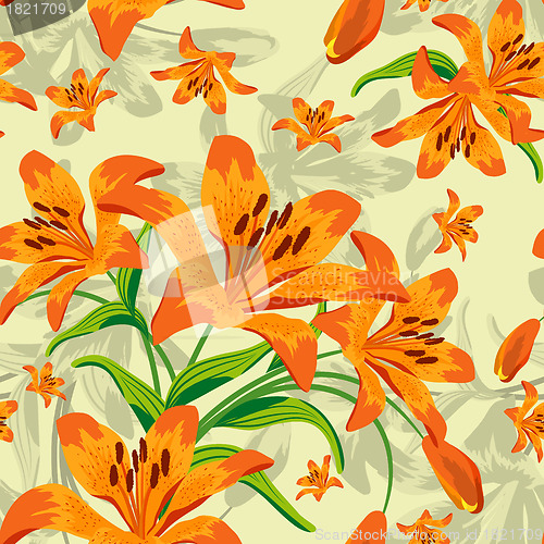 Image of seamless floral pattern