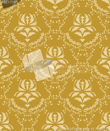 Image of seamless damask pattern