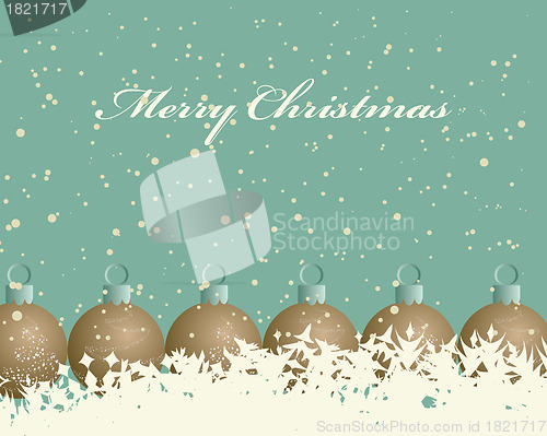 Image of retro christmas card