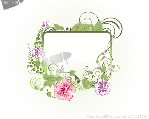 Image of floral frame