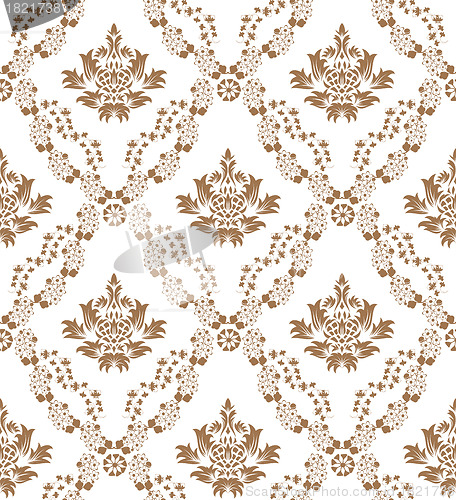 Image of seamless damask pattern