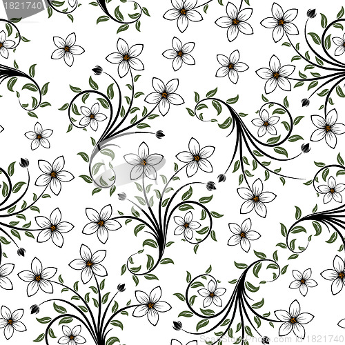 Image of seamless floral pattern