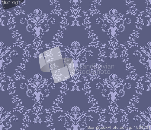 Image of seamless damask pattern