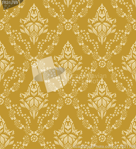 Image of seamless damask pattern