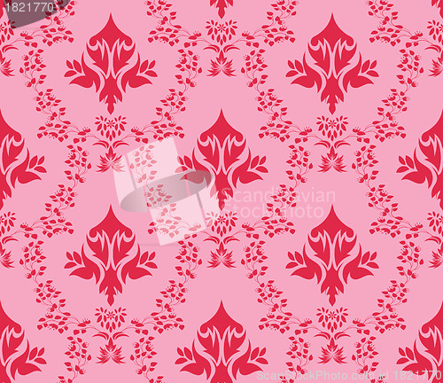 Image of seamless damask pattern