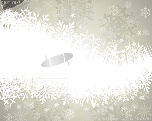 Image of winter frame background