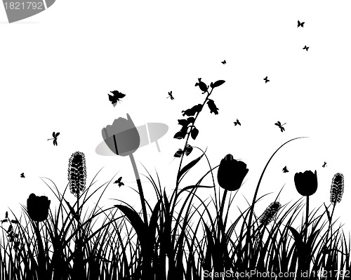 Image of meadow silhouettes