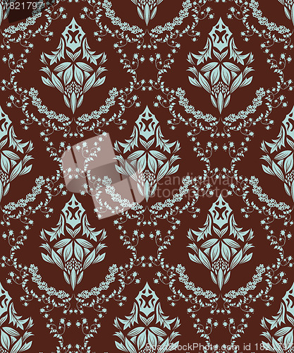 Image of seamless damask pattern