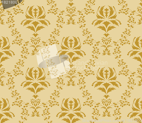 Image of seamless damask pattern