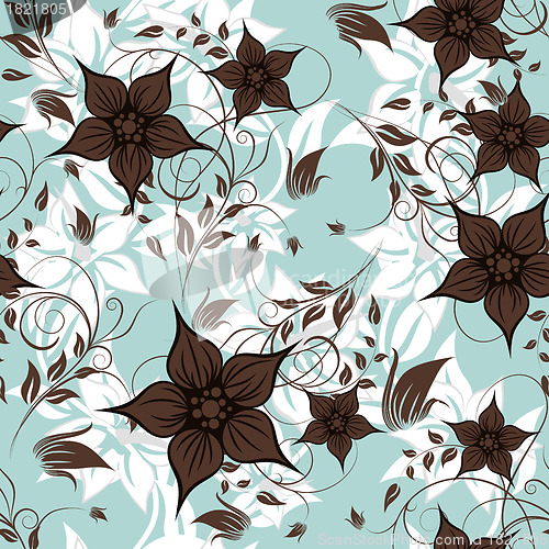 Image of seamless floral pattern