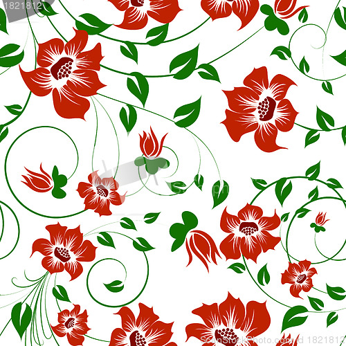 Image of seamless floral pattern