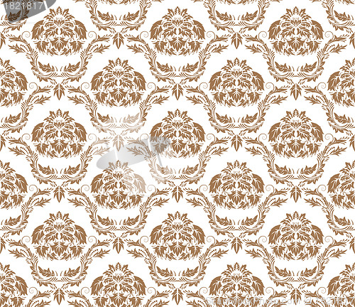 Image of seamless damask pattern