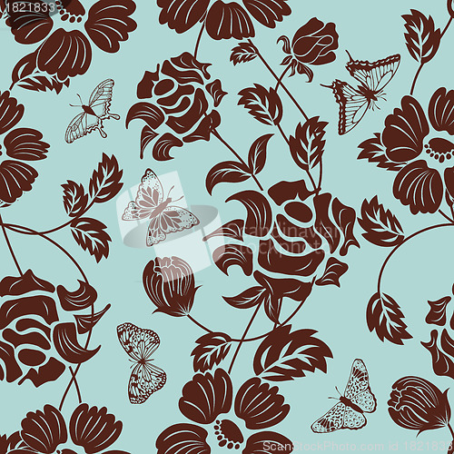 Image of seamless floral pattern