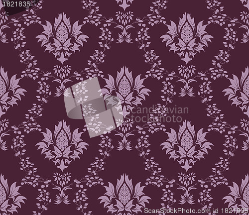 Image of seamless damask pattern