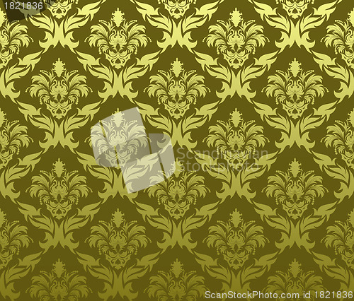 Image of seamless damask pattern