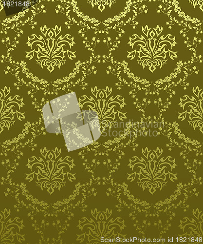 Image of seamless damask pattern