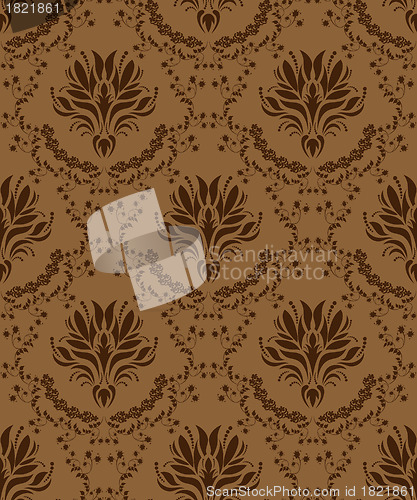 Image of seamless damask pattern