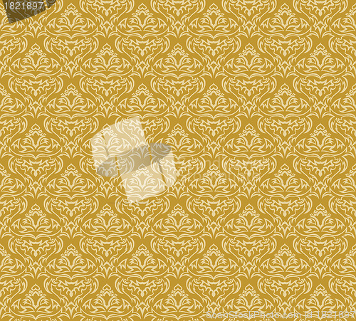 Image of seamless damask pattern