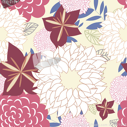 Image of seamless floral pattern