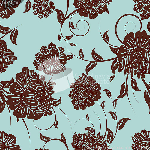 Image of seamless floral pattern