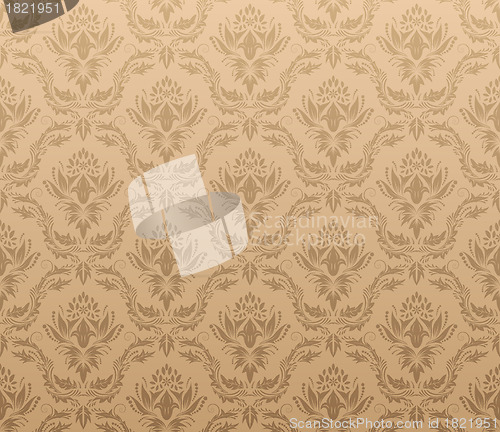 Image of seamless damask pattern